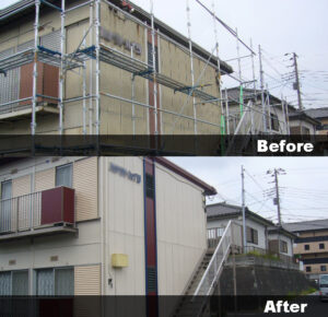 集合住宅の施工例①/ビフォーアフター